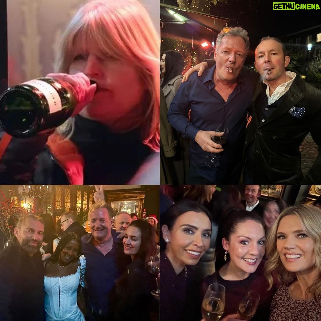 Piers Morgan - 20.4K Likes - Well THAT was a very merry Christmas party… thanks to Jess and the wonderful staff at @scarsdalew8 for another brilliant festive tipple, and to all my guests for making it such an amusing night..