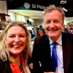 Piers Morgan Instagram - Always been on my bucket list to cut the ribbon to open something… and have to say, I nailed it.. 🤣.. Seriously, it was a great honour to officially launch the new charity shop in Uckfield for the brilliant @stpeterstjames hospice which does wonderful work in East Sussex. Been a patron for many years, and it was great to finally some of the amazing nurses who strive so hard to ensure people meet the end of their lives with such dignity and decency. Also good to meet the local MP @mimsdaviesmp so I could personally harangue her into getting the Govt to contribute a lot more to hospices like St Peter & St James than the derisory amount they currently do. She took it well and promised to look into it. If you’re in the Uckfield area, give the new shop a look, it’s crammed with great stuff and has new inventory every day. Uckfield, East Sussex