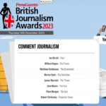 Piers Morgan Instagram - Very chuffed to be shortlisted in this year’s British Journalism Awards in the Comment category for my columns in @thesun . #BJA2023