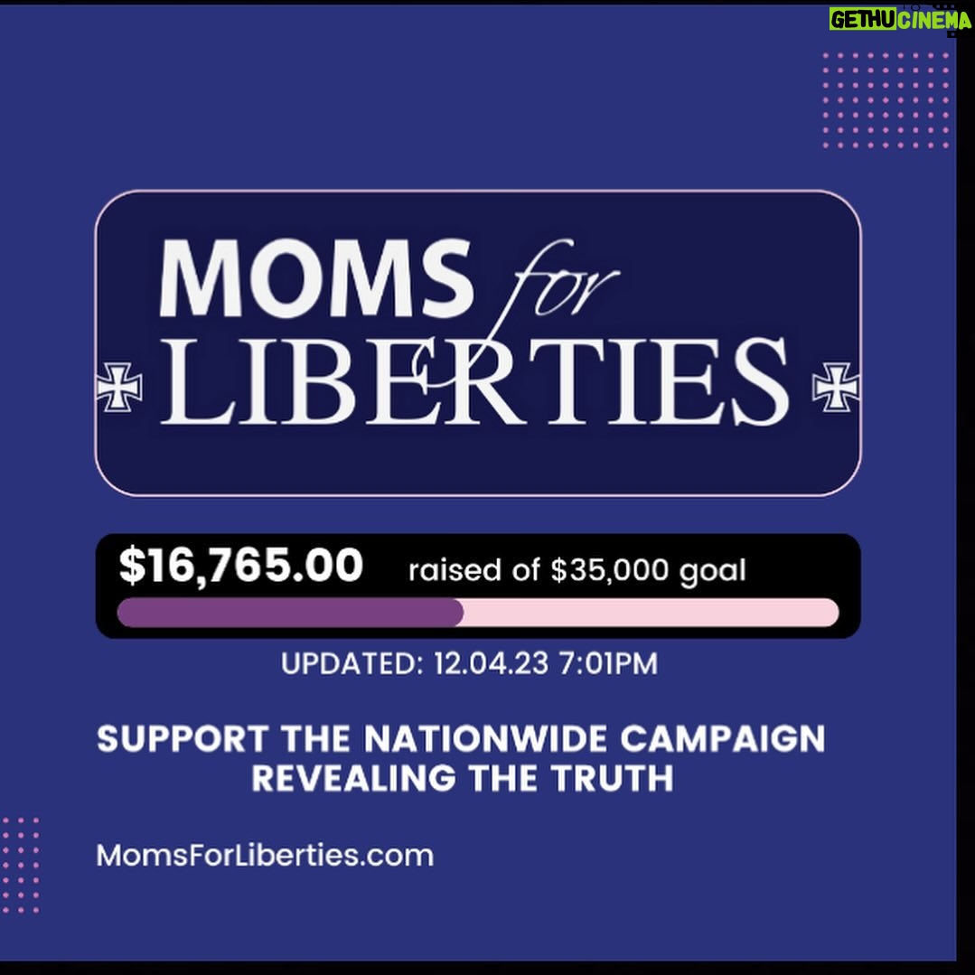 Pink Instagram - Dear Everyone - Thanks to the generosity, support and motivation of my friend @pink and many many others, my journey against Moms For Liberty continues around the country. The fight is far from over so please head to my f@scist moms website link in my bio that they continue attempting to shut down, and donate to help keep the fight going. Many thanks, Tobes