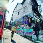 Pink Instagram - Toronto love story #kensingtonmarket #summervibes #summercarnival2023 #scooterlife
