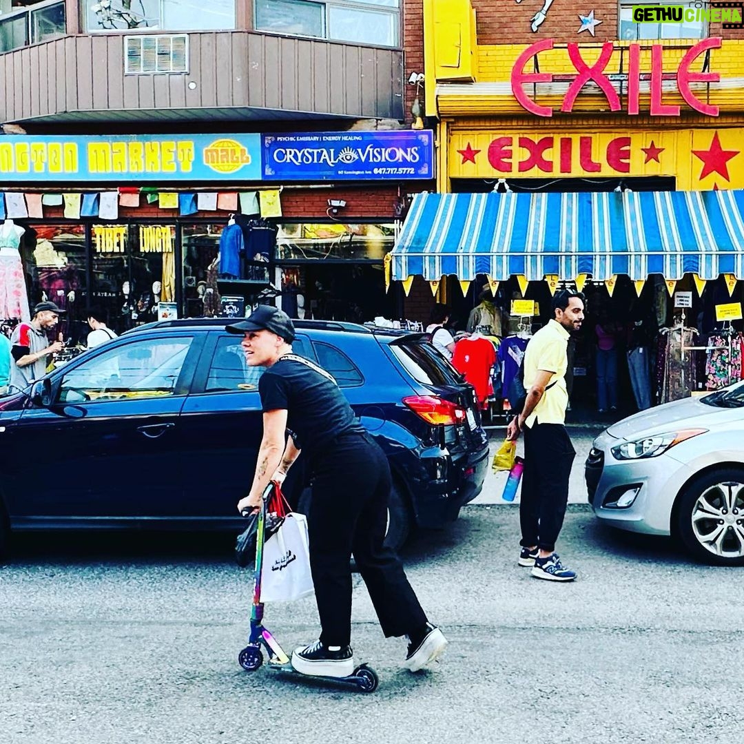 Pink Instagram - Toronto love story #kensingtonmarket #summervibes #summercarnival2023 #scooterlife