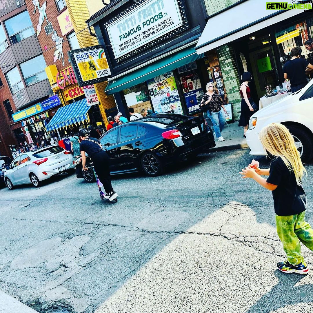Pink Instagram - Toronto love story #kensingtonmarket #summervibes #summercarnival2023 #scooterlife