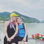 Pink Instagram - Wachau Valley wine region for a big family 20 mile bike ride through the most beautiful earth we could ever want to traverse. So grateful. 1)video of me pulling Jamo and his bike so he could take a quick Nutella pretzel snack break and ruin his clothes completely before the day even got started. We can’t have nice things. 2) me and my ride or die @reinahidalgo521 who I now call crash (check out her knee) 3) video evidence of my family getting along doing cool things - I hate that I said “ be careful”. And yeah- rentals. 4) Danube River beauty 5) is nice to have an assistant and friend @dollarsignteffi who really takes care of you and knows when you need to be put in the emotional baby carrier. 6) my heart and soul 7) I live here now and make Riesling finally 8) this is where I can be found (I wish) what an incredible day! Thank you Maria and all the ladies - your wines are delicious and my son misses your dog. @winery_fjgritsch thank you for the incredible hospitality. I hope to return the favor someday. 9) meet me in this alleyway 10) roadside small town bubble gum dispenser - genius
