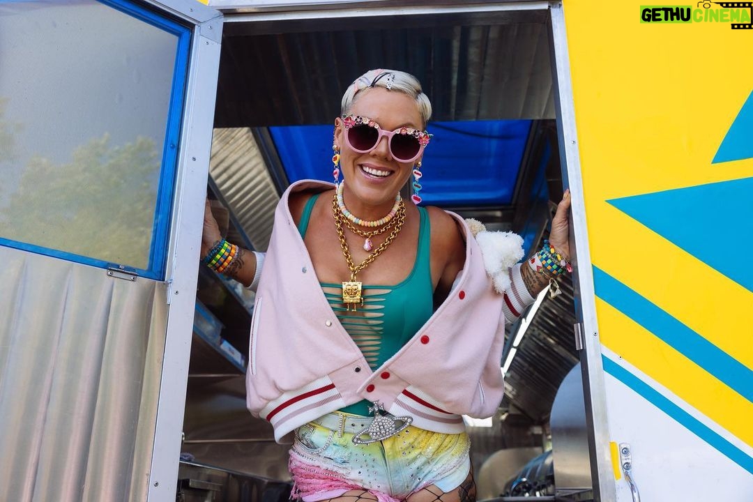 Pink Instagram - In honor of #WomensHistoryMonth, we have to mention another rockstar #SoFiStadium performer. @pink’s album ‘Trustfall’ debuted at No. 1 on @billboard’s Top Album Sales Chart! She has reached top 10 on the chart with every album since her second studio set, ‘M!ssundaztood’ in 2001. Get your tickets to see her on October 5th at Ticketmaster.com Photo Courtesy of P!NK