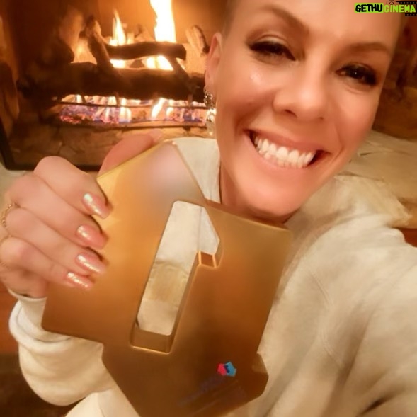 Pink Instagram - Number 1 in the UK!! 🙏🏽🥳🥂 #TRUSTFALL @officialcharts