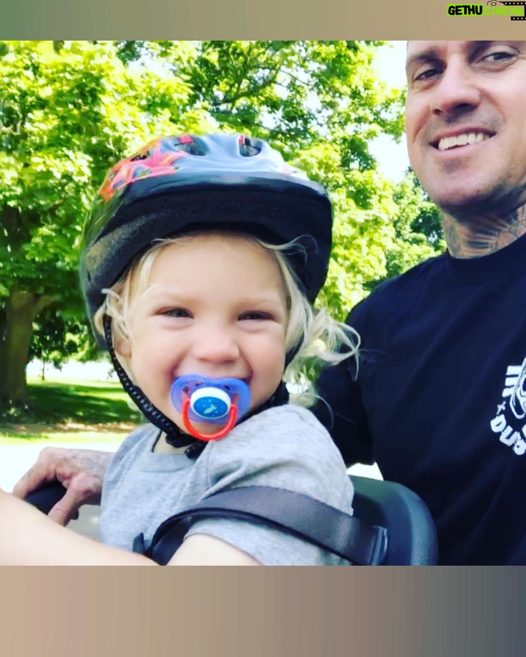 Pink Instagram - Happy Fathers Day @hartluck. These kids are so lucky to have a Papa that loves them and sees them and goes out of his way to make them feel important. Fishing, camping, skating, cuddles, scrambled eggs and manicures. You’re up for all of it. ♥️❤️♥️