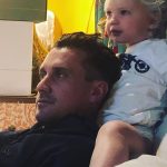 Pink Instagram - Happy Fathers Day @hartluck. These kids are so lucky to have a Papa that loves them and sees them and goes out of his way to make them feel important. Fishing, camping, skating, cuddles, scrambled eggs and manicures. You’re up for all of it. ♥️❤️♥️