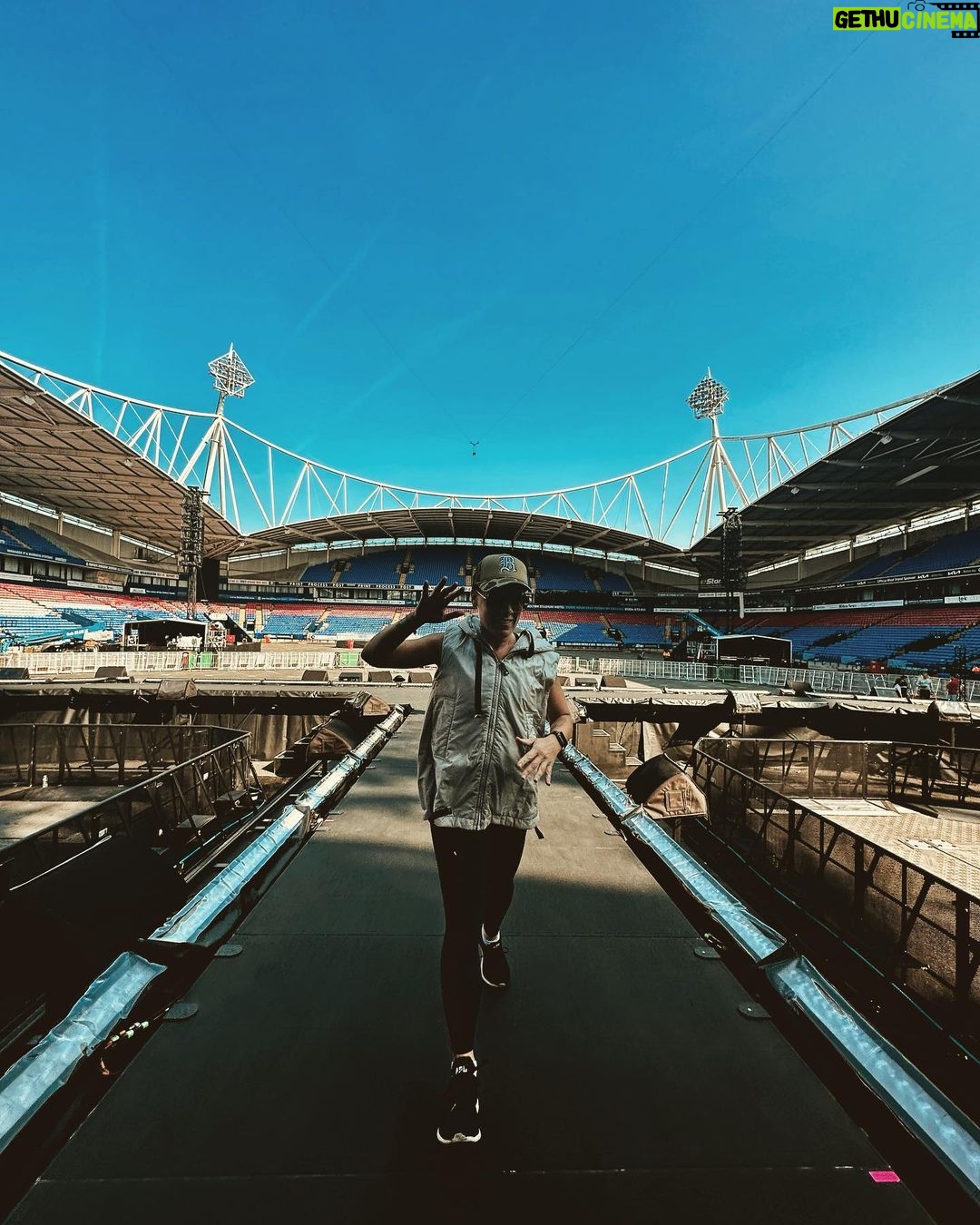Pink Instagram - Tonight is our final rehearsal- before this woman (me??? Yes, me!!!) sets out to embark on a fantasy feat of a lifetime. 63 stadiums, 3 headlining festivals and 22 more arenas for good measure across the globe…. also making sure I’m at every recital and theatre production and camp drop off necessary for every cog in the machine to be seen lol. I’m not the only performer in this family. As you know, “bigger better faster more” is my motto, and as of today, I am all of that, plus stronger, wiser, more resilient and more ready. And I’ve never been more grateful. I’m grateful for so many things- but as I look at this stage and what went in to making this happen- I will tell you that this crew- is the best and hardest working that ever did it. I ask more of them than they’ve ever been asked. We are doing the impossible. No one does this. So if you see them, wave, smile, and tell them they’re doing an amazing job. I’ve never asked more of this body of mine- and I have to admit- there are a couple of parts of this show I’m not sure I should be doing (you’ll know what I’m talking about very soon) There are only a handful of women that have ever done this- and yes world- I AM ONE OF THEM. Thanks to y’all. Tomorrow we light it up. We get to feel all the feelings we’ve been stuffing down. We get to close our eyes and leave it all behind. We get to scream and cry and laugh and embrace the memories we have all made together and then make some more. It is my honor to be with you and to human alongside you. I love all of you friends out there and I cannot wait to share everything we are together. And no better month to do it in then Pride Month, and the month I became a Mama. Let’s leave it all out there!!!! LETS GOOOOOOOOOOOOOOOO #gobeyou #summercarnival #iabsolutelyloveyou