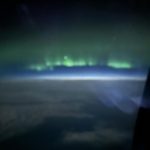 Pink Instagram - Please forgive my shitty photos but it’s not every day you fly over Canada on the way to Greenland and get to see the Aurora Borealis!!! Our eyes could only see blurry colors but the camera picked up this. One day I’ll see it for real……