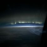 Pink Instagram - Please forgive my shitty photos but it’s not every day you fly over Canada on the way to Greenland and get to see the Aurora Borealis!!! Our eyes could only see blurry colors but the camera picked up this. One day I’ll see it for real……