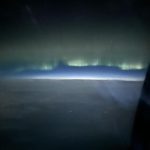 Pink Instagram - Please forgive my shitty photos but it’s not every day you fly over Canada on the way to Greenland and get to see the Aurora Borealis!!! Our eyes could only see blurry colors but the camera picked up this. One day I’ll see it for real……