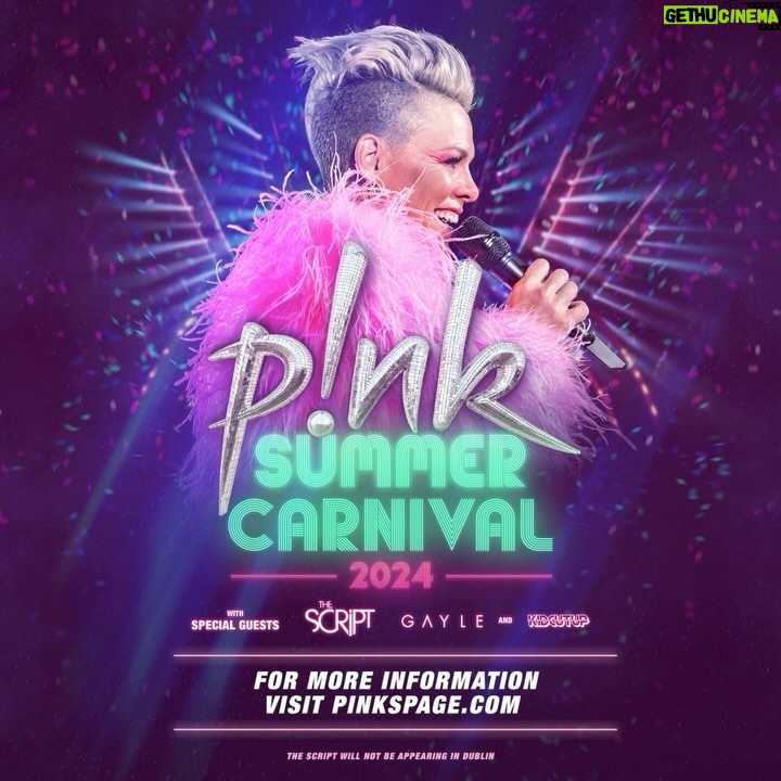 Pink Instagram - We had so much fun we just GOTTA do it again!!!!!! I’m coming back so you better get the party started!!!! 💜🎡Tickets on sale Fri 11/24 #summercarnivaltour
