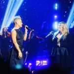 Pink Instagram - How could I be anything but grateful? For my team, my friends, my kids, (the absolute dream dates)my fellow performers, for PAT BENATAR AND NEIL GIRALDO, KELLY CLARKSON, IHEART AND ALL MY FRIENDS AROUND THE WORLD for the decades of love and memories. We’re just getting started y’all. ALL LOVE. ALL GRATITUDE, and ALL FEMALE BADASSERY ALL AROUND. @iheartrawards @iheartradio @kellyclarkson @benatargiraldo ♥️♥️♥️♥️♥️♥️♥️♥️♥️