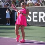 Pink Instagram - I knew when I started playing tennis two years ago, that I would look this confused in my first tournament. But we raised some much needed funds for @playingforchangefoundation and I also got this outfit and a free tennis racket which means I WENT PRO LIKE I SAID I WOULD. Manifest that shit y’all. If you wanna be the oldest loudest and slowest player on the court- THIS TOO CAN BE YOU. #desertsmash @desertsmash most fun day ever and I want a do over cause I didn’t know the actual rules 😂😂♥️♥️🎾🎾