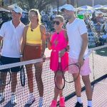 Pink Instagram - I knew when I started playing tennis two years ago, that I would look this confused in my first tournament. But we raised some much needed funds for @playingforchangefoundation and I also got this outfit and a free tennis racket which means I WENT PRO LIKE I SAID I WOULD. Manifest that shit y’all. If you wanna be the oldest loudest and slowest player on the court- THIS TOO CAN BE YOU. #desertsmash @desertsmash most fun day ever and I want a do over cause I didn’t know the actual rules 😂😂♥️♥️🎾🎾