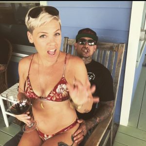 Pink Instagram - Love is a lifetime of coming back to the table. We almost didn’t make it to this one, well a couple of them, if I’m being honest. When I met you, 22 years ago, I just wanted someone that wouldn’t lie to me. I didn’t have a clue about commitment, building a life together, intimacy, trust. It’s fucking hard. But man if I’m not humbled by the surprise of loyalty, history, forgiveness, and resilience. How love rearranges itself and reappears after an empty night or five. I’m proud we made it to the other side of this year. I wear our scars proudly. You are my stubborn, beautiful, immovable rock.
The family we’ve built and the stories we have weaved together and the memories we continue to make are worth more than a thousand million awards that anyone could give me. I love you and I love us. #18years #improudofyou #family