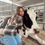 Piper Rockelle Instagram - holy cow, u should hug a cow 🐄 @thegentlebarn The Gentle Barn - Santa Clarita