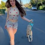 Piper Rockelle Instagram - throw back to galentines day ‘24 🐶🩷 #dog #girl #love