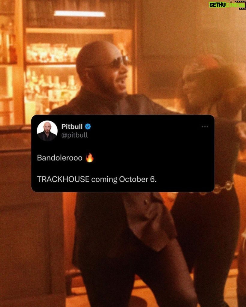 Pitbull Instagram - ONE WEEK. #trackhouse