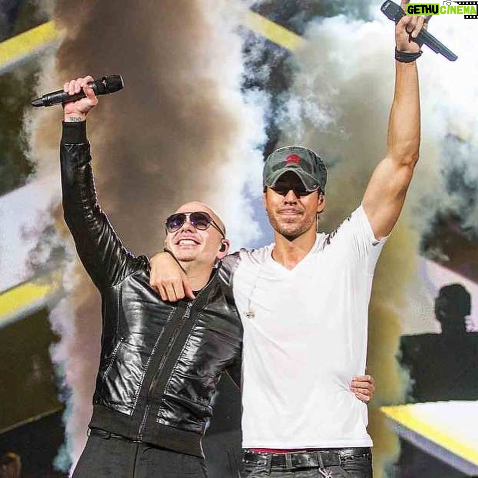 Pitbull Instagram - #FBF Can’t wait to hit the road again with @enriqueiglesias alongside @ricky_martin this Fall on #TheTrilogyTour daleee