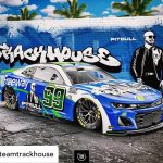 Pitbull Instagram - Repost from @teamtrackhouse 🔁 "Buckle up, @pitbull. @daniel_suarezg bout to take you for a WILD ride in Dover. 😎"