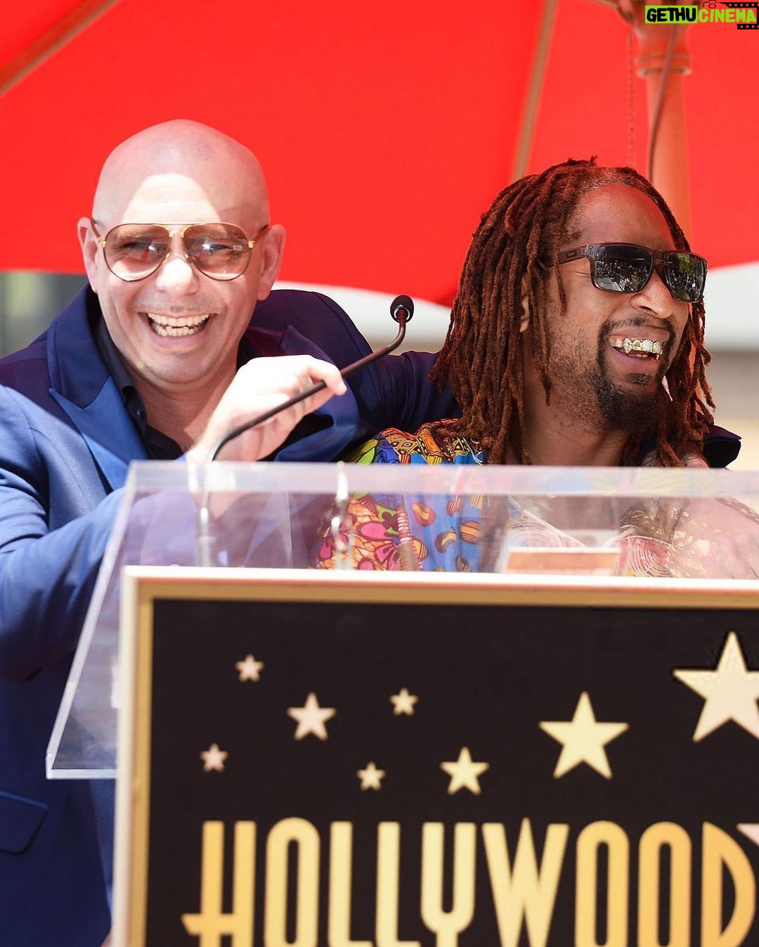 Pitbull Instagram - #fbf Me and @liljon always been getting the world JUMPIN… daleee