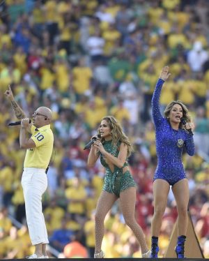 Pitbull Instagram - Throwback to performing at the #WorldCup with @jlo & @claudialeitte ⚽️ What an honor! @fifaworldcup