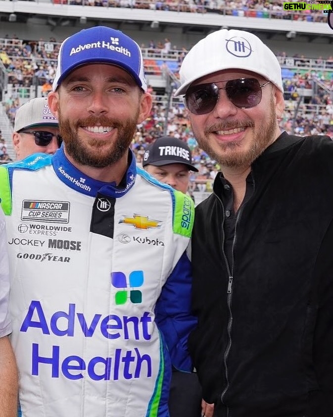 Pitbull Instagram - Congrats @rosschastain @teamtrackhouse on today’s win and a great season The house always wins, dale!