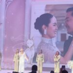 Pitchanart Sakakorn Instagram - อลังการมาก งานสวยมาก เจ้าสาวสวยมาก ยินดีด้วยนะคะ💍👰🏻‍♀️🫶🏻🎉🎉🎉🎉 @ai_top @oilnuntisa #loveoillikeaido Ramayana Kingpower Srivaree