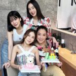 Pitchanart Sakakorn Instagram - Happy Belated Birthday.. @cindypeung & @ikuko_s 🎂♥️🐒🧸🎉🎉🎉#loveutothemoonandback #chaneelittlebear Kanori