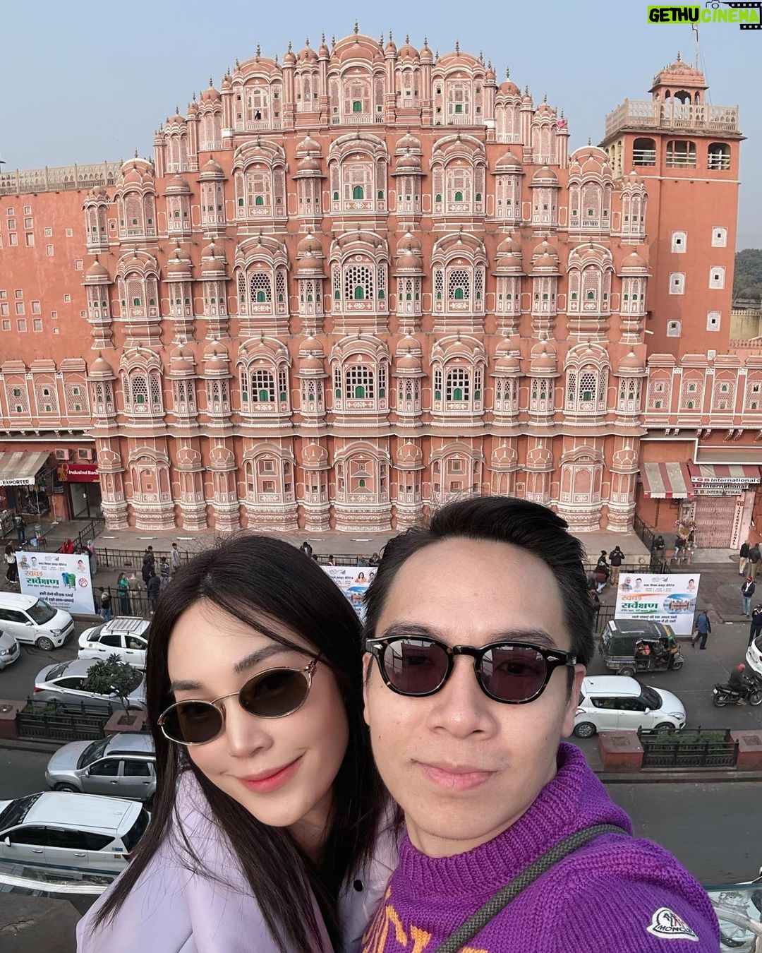 Pitchanart Sakakorn Instagram - #hawamahal #Jaipur #ก็ว่าจะไม่รัก Hawa Mahal