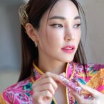 Pitchanart Sakakorn Instagram - @chartmakeup 💄 @maycosmeofficial 👩🏻 @makpepo 👗 @mixer.matcher