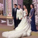 Pitchanart Sakakorn Instagram – อลังการมาก งานสวยมาก เจ้าสาวสวยมาก 
ยินดีด้วยนะคะ💍👰🏻‍♀️🫶🏻🎉🎉🎉🎉
 @ai_top @oilnuntisa
 #loveoillikeaido Ramayana Kingpower Srivaree