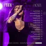 Pitty Instagram - seguimos na estrada 🔥 até abril vamos rodar com os últimos shows de #ACNXX 💜 agenda completa pitty.com.br (sujeita a alterações) update: 📍23/03 - Nova Friburgo/RJ