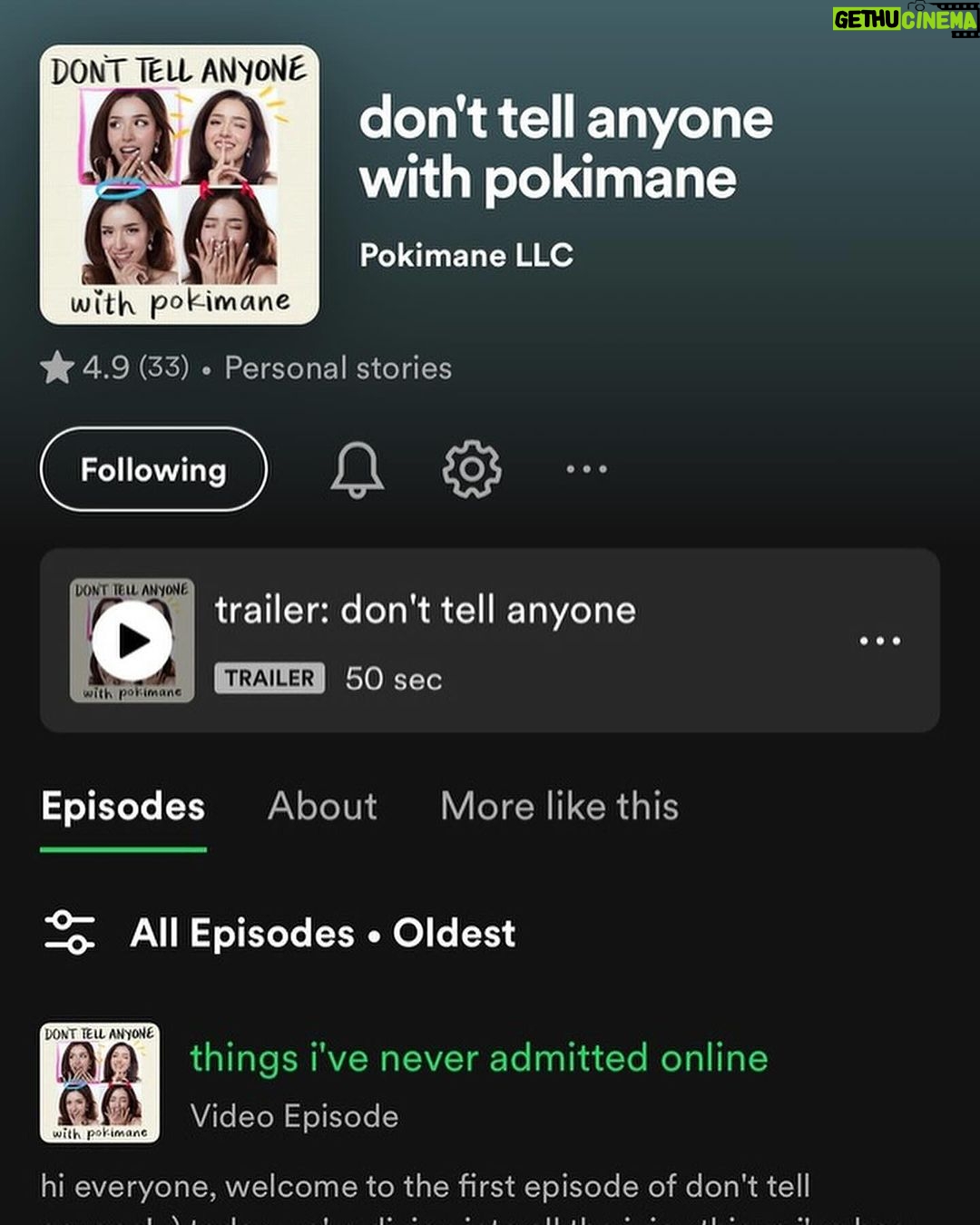 Pokimane Instagram - i made a podcast 🥹🎉 let's get into all the stories i've kept secret, topics i've avoided, & episode 1: things i've never admitted online! beyond nervous & excited for this, diving into a new medium and discussing intimate topics - but there's so much i want to yap about so i hope you guys enjoy listening as much as i enjoyed recording ❤️🗣️ @donttellanyone out now on spotify with video & apple podcasts!! 🎉 Secret Spot