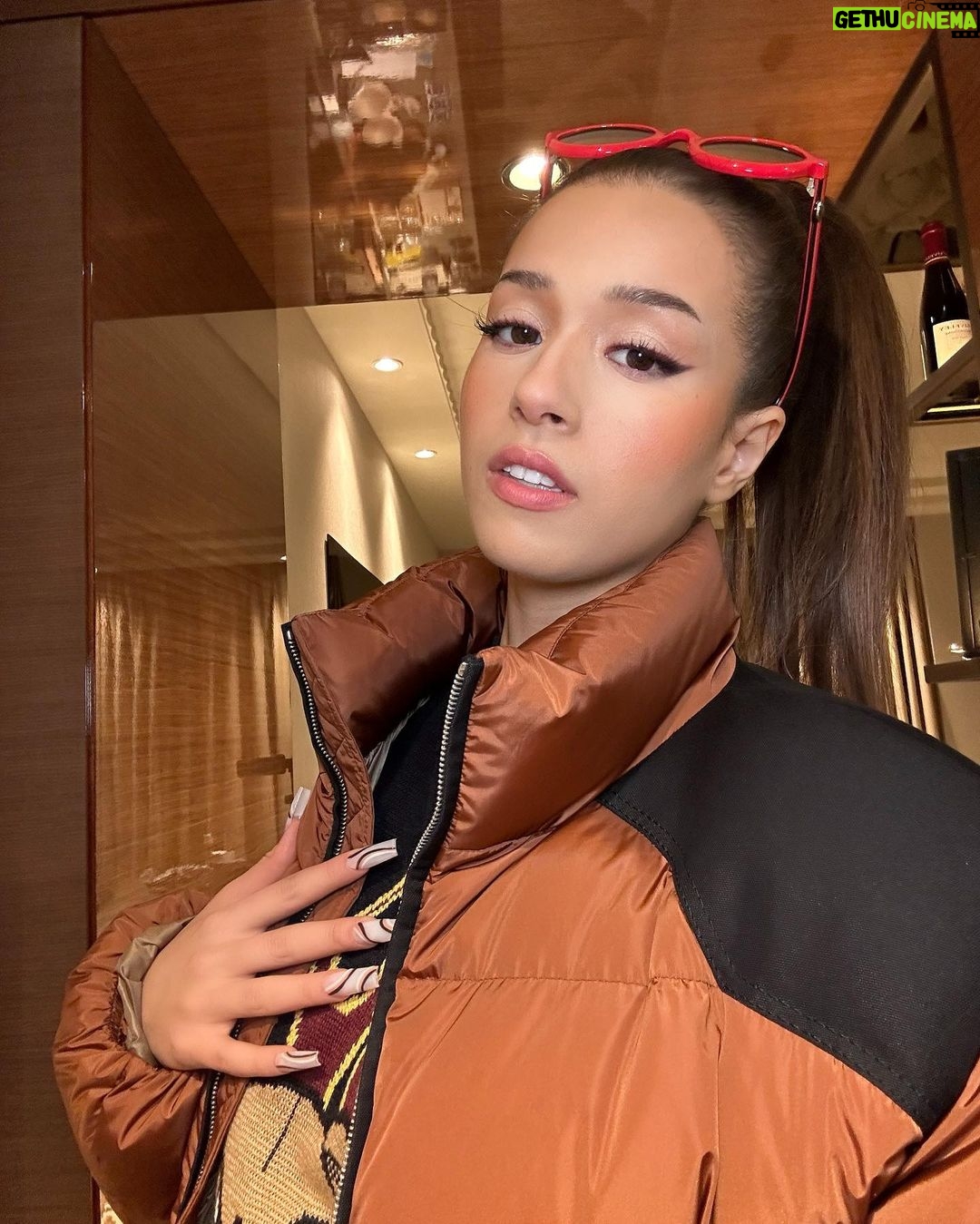 Pokimane Instagram - ily @moncler ποΈπ«Άπ» ty for bringing me out to experience the art of genius show, it was such a cool showcasing of the power of collaboration π€ (ft. a very tired but grateful selfie at the end lol) #monclergenius #ad