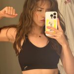 Pokimane Instagram - 1/2 through fitness challenge!💪🏻🥹