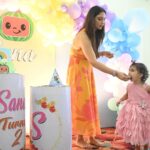 Pooja Banerjee Instagram - Happy happy to you my love @sanassejwaal . my goodness it’s already been 2 years being a mamma to @sanassejwaal . We love you so so much baby girl. May you always be blessed with the best . @sandeepsejwal and mamma love you a lot @sanassejwaal Happy birthday 🎈❤️🧿