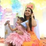 Pooja Banerjee Instagram - Happy happy to you my love @sanassejwaal . my goodness it’s already been 2 years being a mamma to @sanassejwaal . We love you so so much baby girl. May you always be blessed with the best . @sandeepsejwal and mamma love you a lot @sanassejwaal Happy birthday 🎈❤️🧿