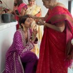 Pooja Hegde Instagram - Ajji’s love language was food. She was a great cook.She would feed anybody who walked through her doors even if it meant less for herself. She LOVED to dress up.Ajji would wear her saree & jewellery..then powder her face and yesterday’s bindi would be extracted from the mirror and onto her face.. she would then carry on to do house chores looking her best. She never complained about aches and pains. And inspite of all the issues she had, she always managed to keep a smile on her face..Always jolly, funny and sometimes she could roast you with just her honesty. The 1 thing she couldn’t resist, was desserts and fish, a trait I proudly inherited. “Ajji na Pulli”. That’s how I will remember you Ajji. You raised strong women. Thank you for all that you did. Love you ❤️ 🥺