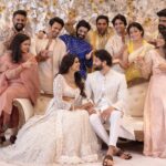 Pooja Sawant Instagram - 🧿💍💫 My outfit by @rajgharana.rg Siddhesh’s outfit by @shiledar_ethnics Jewellery by @kalyanjewellers_official 💫 Photography by @p16studios @prathmeshrangolephotography Event manager @bhagatamol