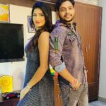 Poonam Dubey Instagram – 🎂🎂Happpy birthday to you my dear friend @poonamdubeyofficial ji mata rani  kare aap hamesha khush rahen  jai mata di 👏👏