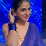 Poornima Indrajith Instagram - A love affair between me and my jewellery 💙 Wardrobe: @pranaahbypoornimaindrajith HMU : @makeupby_nami_