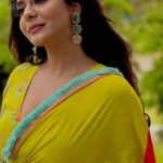 Poornima Indrajith Instagram - Main character moment ✨ Wardrobe : @pranaahbypoornimaindrajith Jewellery: @pureallure.in Video courtesy : @signature_by_jagan HMU : @amal_ajithkumar