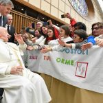 Pope Francis Instagram - EN: Boys and girls, as the day of your Confirmation approaches, I propose that you do this: Go to Jesus, meet Him, and then tell everyone that it is good to be with Him, because He loves us and is always waiting for us! PT: Jovens, enquanto se aproxima o dia da Crisma, proponho-vos o seguinte: vão até Jesus, encontrem-No, para depois dizer a todos que é belo estar com Ele, porque nos ama e nos espera sempre! ES: Chicos y chicas, mientras se acerca el día de su confirmación, les propongo esto: Vayan a Jesús, conózcanlo y luego digan a todo el mundo que es hermoso estar con Él, ¡porque Él nos ama y siempre nos está esperando! IT: Ragazzi e ragazze, mentre si avvicina il giorno della vostra Cresima, vi propongo di fare così: Andate da Gesù, incontratelo, e poi dite a tutti che è bello stare con Gesù, perché ci ama e ci aspetta sempre! FR: À l'approche du jour de votre confirmation, je vous propose ceci : Allez vers Jésus, rencontrez-le, puis dites à tous qu’il est bon d’être avec Lui, parce qu’il nous aime et nous attend toujours! Vatican City