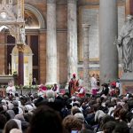 Pope Francis Instagram - EN: All efforts towards full #ChristianUnity are called to follow the same path as Saint Paul. We should set aside the centrality of our own ideas to seek the Lord's voice and allow Him to take the initiative. PT: Todos os esforços em direção à plena #UnidadedosCristãos são chamados a seguir o mesmo percurso de São Paulo: pôr de lado a centralidade das nossas ideias para buscar a voz do Senhor e deixar-Lhe iniciativa e espaço. ES: Todos los esfuerzos hacia la plena #UnidadDeLosCristianos están llamados a seguir el mismo itinerario de san Pablo: a poner a un lado la centralidad de nuestras ideas para buscar la voz del Señor y dejarle a Él iniciativa y espacio. IT: Tutti gli sforzi verso la piena #UnitàdeiCristiani sono chiamati a seguire lo stesso percorso di San Paolo: a mettere da parte la centralità delle nostre idee per cercare la voce del Signore e lasciare iniziativa e spazio a Lui. FR: Tous les efforts vers la pleine #UnitédesChrétiens sont appelés à suivre le même chemin que Paul, à mettre de côté la centralité de nos idées pour chercher la voix du Seigneur et lui laisser l’initiative et la place. DE: Alle Bemühungen um die volle #EinheitderChristen sind berufen, den gleichen Weg zu gehen wie Paulus: das Kreisen um unsere eigenen Ideen aufgeben, um die Stimme des Herrn zu suchen und Ihm die Initiative zu überlassen und Raum zu geben. PL: Wszelkie wysiłki zmierzające do pełnej jedności są wezwane do podążania tą samą drogą Pawłową: do odsunięcia naszych idei z centrum na bok, aby szukać głosu Pana i pozostawić Jemu inicjatywę oraz przestrzeń. #JednośćChrześcijan Basilica of Saint Paul Outside the Walls