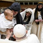 Pope Francis Instagram - EN: Your Living Nativity reminds everyone how the suffering of Bethlehem is an open wound for the Middle East and the whole world. This Christmas let us think of the Holy Land. @basilicasantamariamaggiore PT: O Presépio Vivo de vocês recorda a todos como o sofrimento de Belém é uma ferida aberta para o Médio Oriente e para o mundo inteiro. Neste Natal pensemos na Terra Santa. ES: Vuestro belén viviente nos recuerda a todos que el sufrimiento de Belén es una herida abierta para Oriente Medio y para el mundo entero. Esta Navidad, pensemos en Tierra Santa. IT: Il vostro Presepe Vivente ricorda a tutti come la sofferenza di Betlemme sia una ferita aperta per il Medio Oriente e per il mondo intero. Questo Natale pensiamo alla Terra Santa. FR: Votre crèche vivante rappelle à tous que la souffrance de Bethléem est une plaie ouverte pour le Proche-Orient et le monde entier. En ce Noël, pensons à la Terre Sainte. DE: Ihre Lebendige Krippe erinnert uns daran, dass das Leid in Bethlehem eine offene Wunde für den Nahen Osten und die ganze Welt ist. Lasst uns dieses Weihnachten an das Heilige Land denken. Città del Vaticano