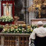 Pope Francis Instagram - EN: The image of Our Lady, the tilma, the roses, this is the message; so simple, without comment, together with the certainty that She is our Mother, that She is here. PT: A imagem da Virgem, a tilma, as rosas, esta é a mensagem, taõ simples e sem enfeites, junto à certeza de que Ela é nossa mãe, que está aqui. ES: La imagen de la Virgen, la tilma, las rosas, este es el mensaje. Así de sencillo, sin glosa. Junto a la seguridad de que Ella es nuestra madre, que está aquí. IT: L’immagine della Madonna, la tilma, le rose, questo è il messaggio. Così semplice, senza commento, insieme alla certezza che Lei è nostra madre, che è qui. Vatican City