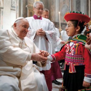 Pope Francis Instagram - EN:
Tonight, our hearts are in Bethlehem, where the Prince of Peace is once more rejected by the futile logic of war, by the clash of arms that even today prevents him from finding room in the world. #Christmas
 
ES:
Nuestros corazones están esta noche en Belén, donde el Príncipe de la paz aún es rechazado por la lógica perdedora de la guerra, con el rugir de las armas que también hoy le impiden encontrar alojamiento en el mundo. #Navidad
 
PT:
Nesta noite, o nosso coração está em Belém, onde o Príncipe da Paz ainda é rejeitado pela lógica perdedora da guerra, com o estrondo das armas que ainda hoje O impede de encontrar alojamento no mundo. #Natal

IT: Il nostro cuore stasera è a Betlemme, dove ancora il Principe della pace viene rifiutato dalla logica perdente della guerra, con il ruggire delle armi che anche oggi gli impedisce di trovare alloggio nel mondo. #Natale

FR:
Notre cœur, ce soir, est à Bethléem, où le Prince de la paix est encore rejeté par la logique perdante de la guerre, avec le fracas des armes qui, aujourd'hui encore, l’empêche de trouver une place dans le monde. #Noël
 
DE :
Unser Herz ist heute Abend in Betlehem, wo der Friedensfürst noch immer von der zum Scheitern verurteilten Logik des Krieges zurückgewiesen wird, vom Lärm der Waffen, der ihn auch heute daran hindert, in der Welt eine Herberge zu finden. #Weihnachten
 
PL :
Nasze serce jest dzisiejszego wieczoru w Betlejem, gdzie Książę pokoju jest nadal odrzucany przez przegrywającą logikę wojny, z hukiem broni, która także dziś nie pozwala Mu znaleźć miejsca na świecie. #BożeNarodzenie